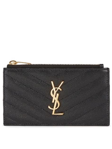 ysl card holder with stars|ysl monogram card holder.